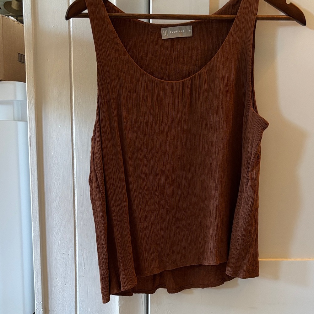 Everlane Rich Brown Tank Top
